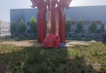 火球雕塑，精神堡壘火球雕塑落地展示