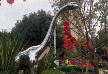 恐龍雕塑通用，花園小品，廣場鏡面恐龍雕塑廠家