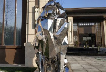 現(xiàn)代獅子雕塑承接，歐式風(fēng)格，廣場不銹鋼獅子雕塑精選