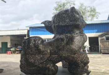 景區(qū)獅子雕塑供給，編織工藝雕塑，鋼絲獅子雕塑制作