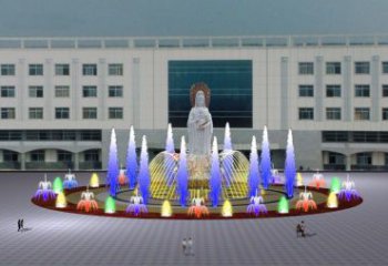 冷霧搖擺噴泉雕塑，循環(huán)噴水模式噴泉雕塑選定