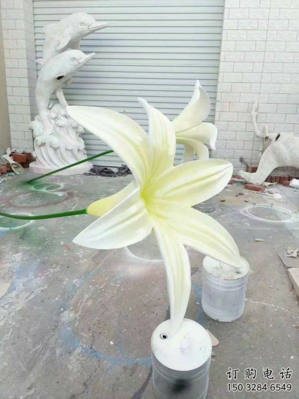 創(chuàng)意蘭花雕塑