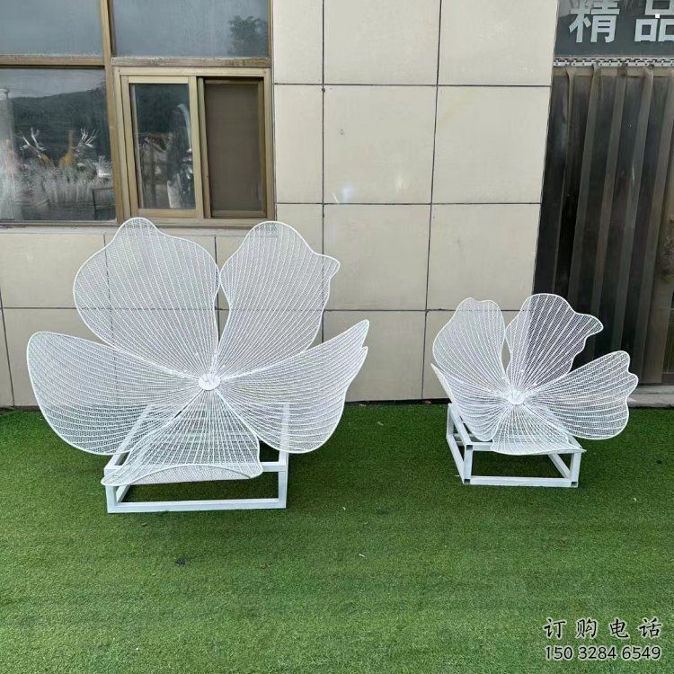 梨花雕塑工程制作，戶外雕塑，鏤空百合花雕塑優(yōu)選