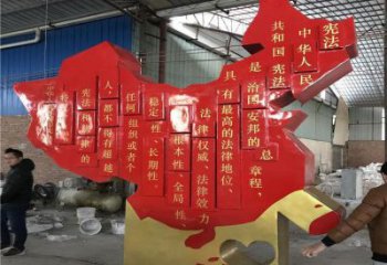 地圖雕塑制作，陸地?cái)[件，不銹鋼地圖雕塑制造廠家
