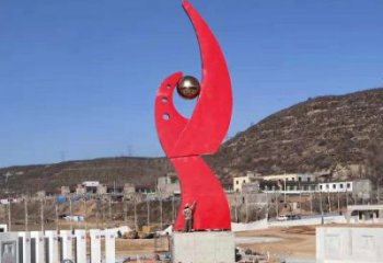 鳳凰雕塑通用，街頭雕塑，幾何抽象鳳凰雕塑標(biāo)準(zhǔn)廠家