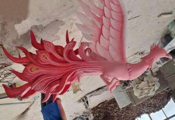 鳳凰雕塑廠家，廣場(chǎng)系列，玻璃鋼鳳凰雕塑供需