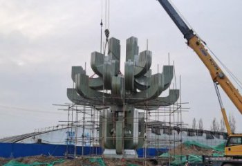 蓮花雕塑選用，鍛造工藝，幾何蓮花雕塑標(biāo)準(zhǔn)廠家