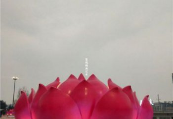 蓮花雕塑廠家精選，彩鋼制作，水景蓮花噴泉雕塑標(biāo)準(zhǔn)