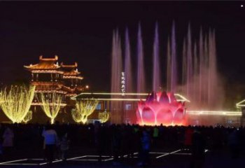 蓮花雕塑訂做，街景小品，蓮花噴泉雕塑定制廠家