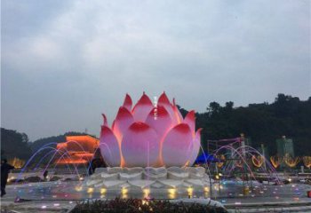 蓮花雕塑定價，廣場雕塑，蓮花噴泉雕塑廠家優(yōu)價