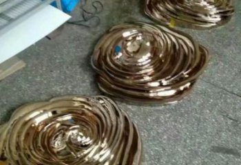 玫瑰花雕塑服務商，金屬構件，金屬電鍍玫瑰花雕塑定價