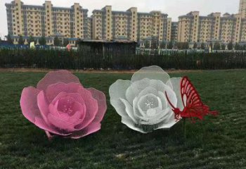 鏤空玫瑰花雕塑精選，廣場系列，鏤空玫瑰花雕塑承接