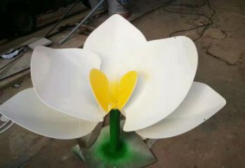 蘭花雕塑承接，景區(qū)案例，公園蘭花花朵雕塑定制廠家
