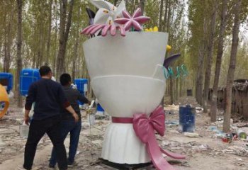 花朵雕塑標(biāo)準(zhǔn)，透雕系列，景觀郁金香花朵雕塑精選