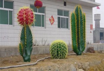 仙人棒雕塑精選，公園雕塑，仿真仙人棒雕塑廠家