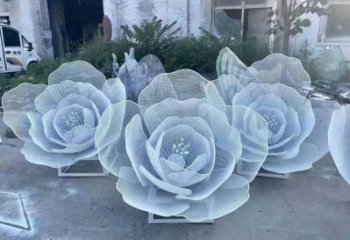 牡丹花雕塑精選，歐式風(fēng)格，門口鏤空牡丹花雕塑選定
