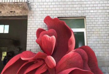 牡丹花雕塑供需，透雕系列，不銹鋼牡丹花雕塑制造商