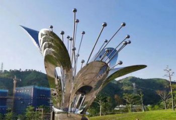 百合花雕塑標準，廣場雕塑，不銹鋼百合花雕塑供給