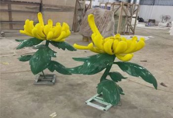 菊花雕塑觀賞型，街景小品，菊花雕塑常用