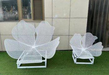 梨花雕塑工程制作，戶外雕塑，鏤空百合花雕塑優(yōu)選
