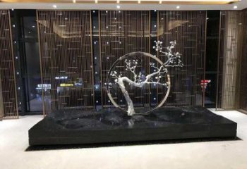 園林梅花雕塑預(yù)定，城區(qū)小品，民俗梅花雕塑制造商