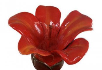 木棉花雕塑通用，街道標(biāo)識(shí)，烤漆木棉花雕塑承接