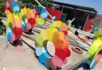 杏花雕塑精選，景區(qū)雕塑，不銹鋼杏花雕塑提供