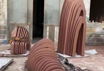 彩鋼假山雕塑，鐵藝文化雕塑，鑄造制作