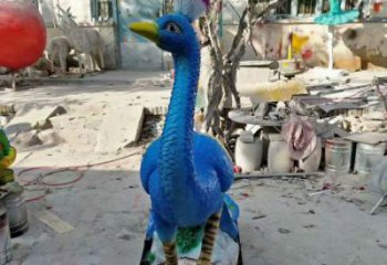 彩繪孔雀雕塑專供，美陳雕塑，社區(qū)仿真孔雀雕塑預(yù)定