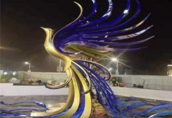孔雀雕塑廠家，景區(qū)雕塑，景觀不銹鋼孔雀雕塑提供
