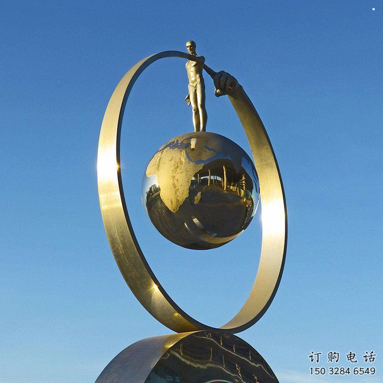 現(xiàn)代星球雕塑