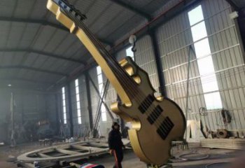 大提琴雕塑定做，小區(qū)擺件，不銹鋼大提琴雕塑制作