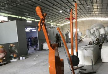 二胡雕塑觀賞型，標識雕塑，紀念不銹鋼二胡雕塑展品