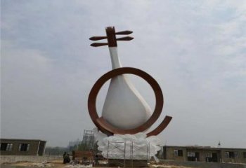 小提琴雕塑專供，露天雕塑，不銹鋼小提琴雕塑選用