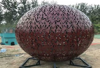 鏤空球雕塑標(biāo)準(zhǔn)，透雕系列，烤漆鏤空球雕塑精選