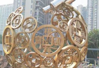 空心球雕塑定做，公園小品，鏤空空心球雕塑精選