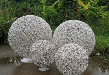 空心球雕塑精選，歐式風(fēng)格，鏤空空心球雕塑選定廠家