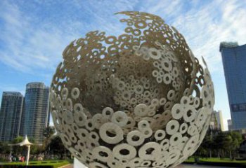 現(xiàn)代球形雕塑承接，歐式風(fēng)格，鏤空球形雕塑精選
