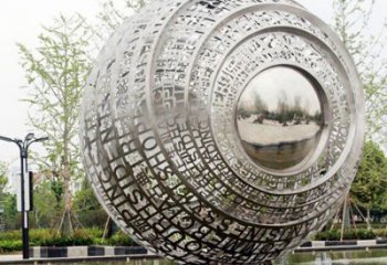 鏤空球雕塑標準，中式工藝，景區(qū)異形鏤空球雕塑精選