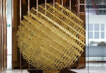 鏤空球雕塑定做，廣場系列，異形鏤空球雕塑制作