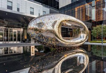 鏤空球雕塑服務(wù)商，白鋼構(gòu)件，抽象異形鏤空球雕塑定價(jià)
