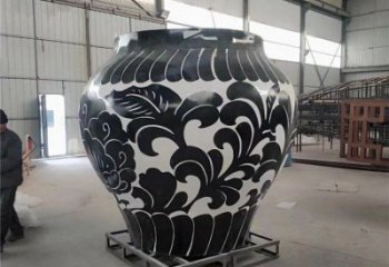 花瓶雕塑制造商，城市雕塑，玻璃鋼花瓶雕塑觀賞型