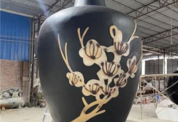 制造花瓶雕塑專供，地標擺件，玻璃鋼花瓶雕塑訂做