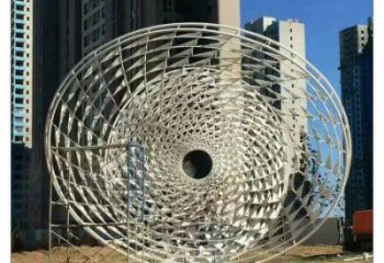 花瓶雕塑常用，鋼管組合，景觀鏤空花瓶雕塑定價