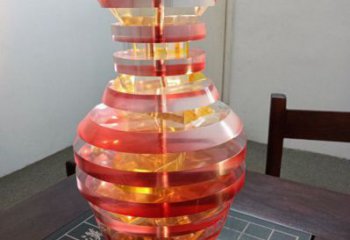 花瓶雕塑工程選用，美陳雕塑，異形花瓶雕塑展示專供