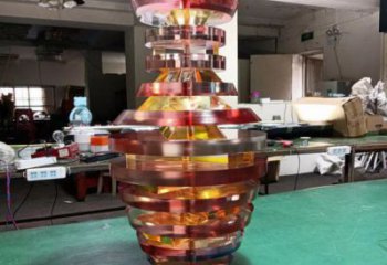 花瓶雕塑供求，白鋼構(gòu)件，異形花瓶雕塑觀賞型
