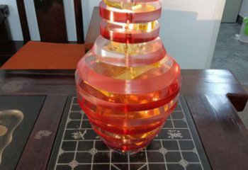 鏤空花瓶雕塑制造商，美陳雕塑，異形花瓶雕塑供給