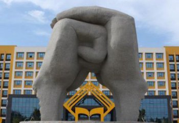 拳頭雕塑訂做特供，室外軟裝，不銹鋼拳頭雕塑供應