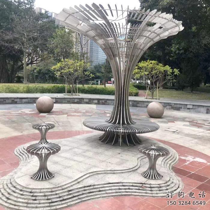 抽象傘樹雕塑供需，美陳雕塑，歐式鏤空傘樹雕塑承接