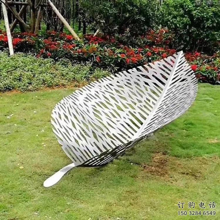 鏤空樹葉雕塑制作，公園雕塑，鐵藝樹葉雕塑常用